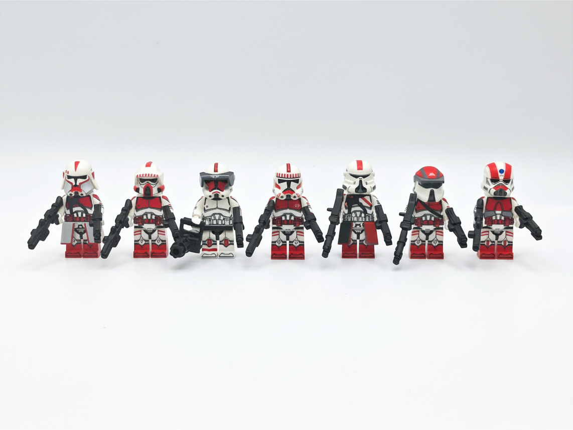 Star Wars Coruscant Guards Assortment Custom Minifigures Assortment Set 9pcs