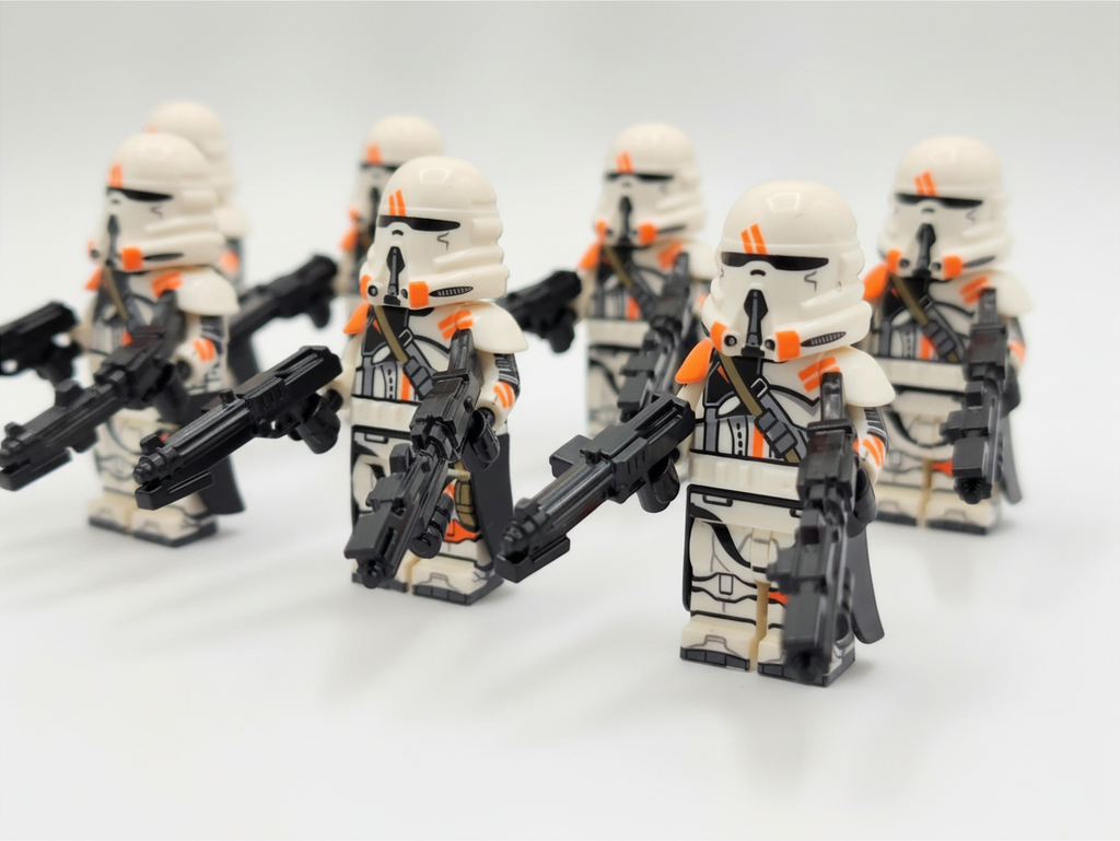 Star Wars Phase 2 212th AIrborne Clone Troopers Paratroopers Custom Minifigures