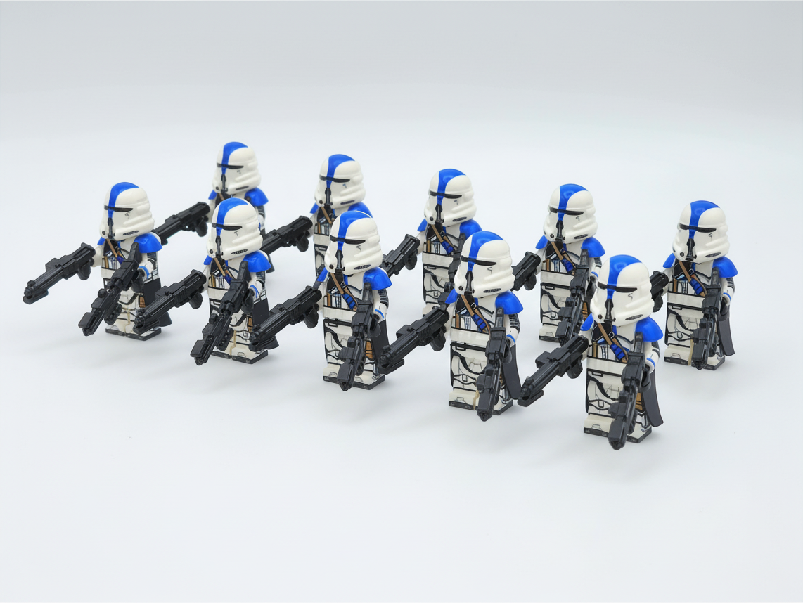 Star Wars Phase 2 501st AIrborne Clone Troopers Paratroopers Custom Minifigures