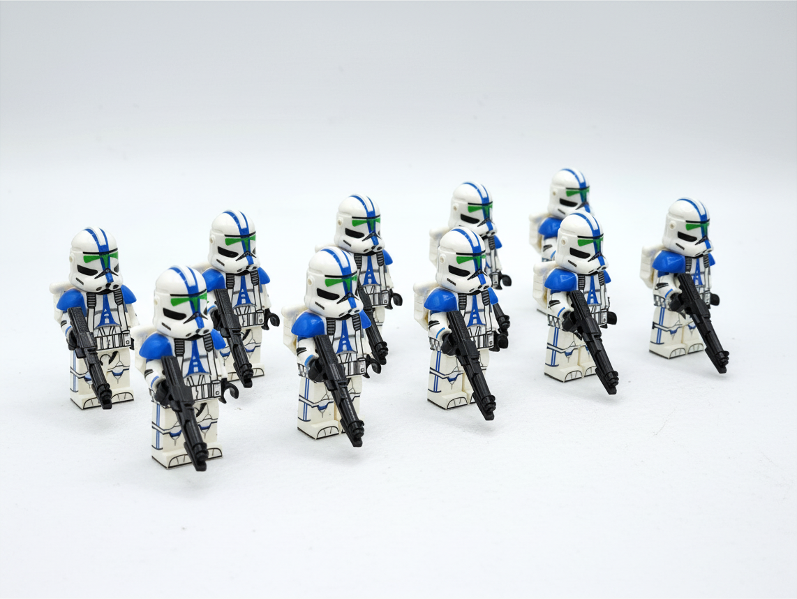 Star Wars 501th Jetpack Clone Troopers Custom Minifigures Set XH