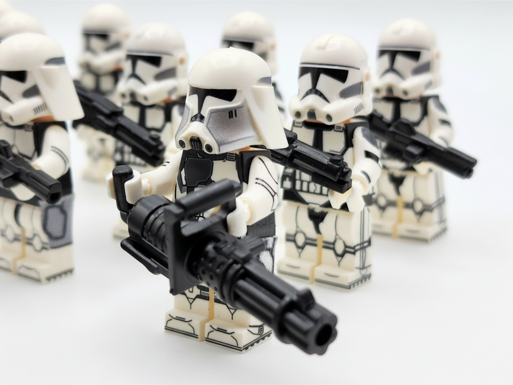 Star Wars Obi Wan Anakin Phase 2 Army Custom Minifigures Set 25pcs