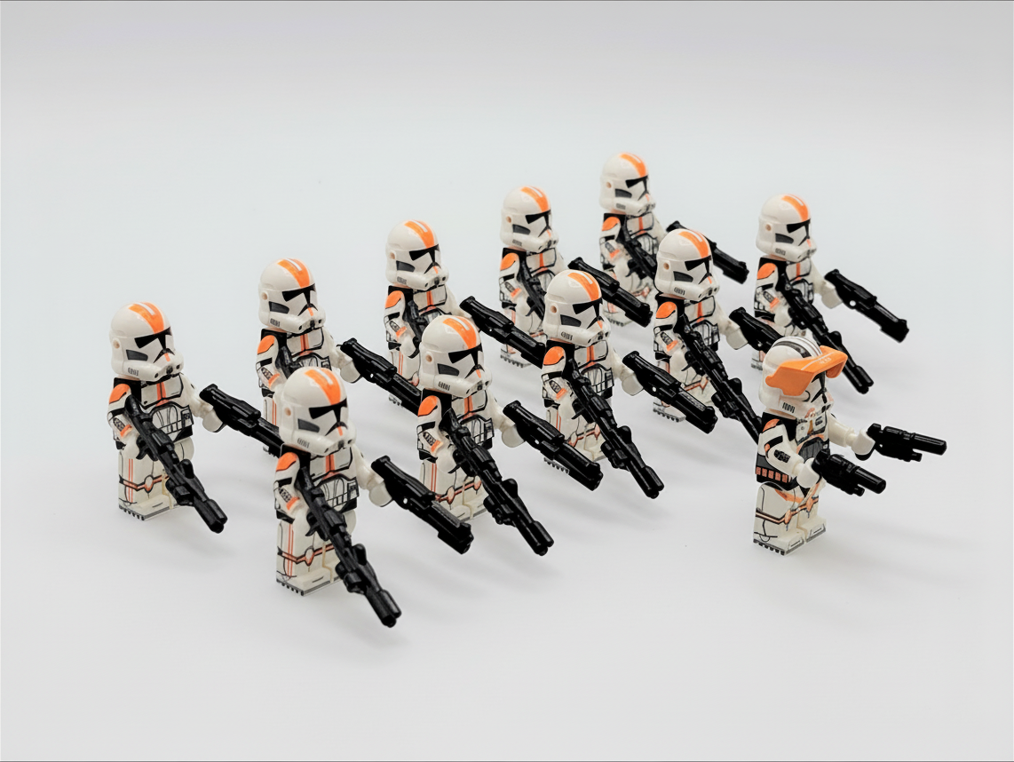 Star Wars 212th Attack Battalion Commander Cody Custom 11 Minifigures Set