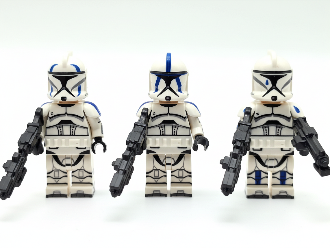 Star Wars Phase 1 Assortment 501st Clone Troopers Captain Rex and the Boys Minifigures Set