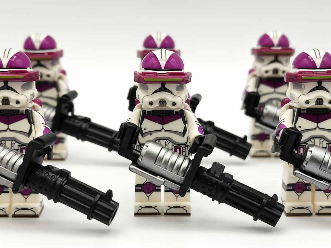 Star Wars 21st Nova Corps Clone Trooper Gunners Custom Minifigures Set WM