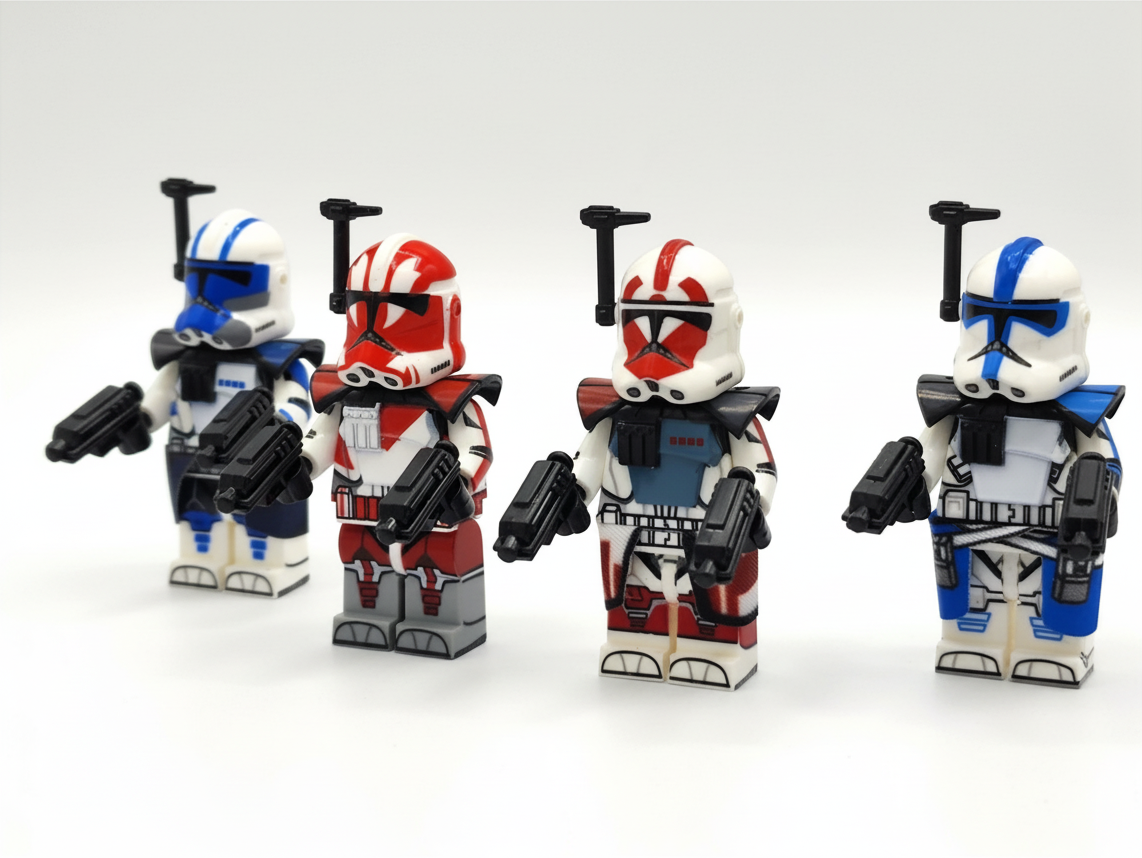 Star Wars ARC Troopers Dredd Alpha Seven Ganch 4 Minifigures Set