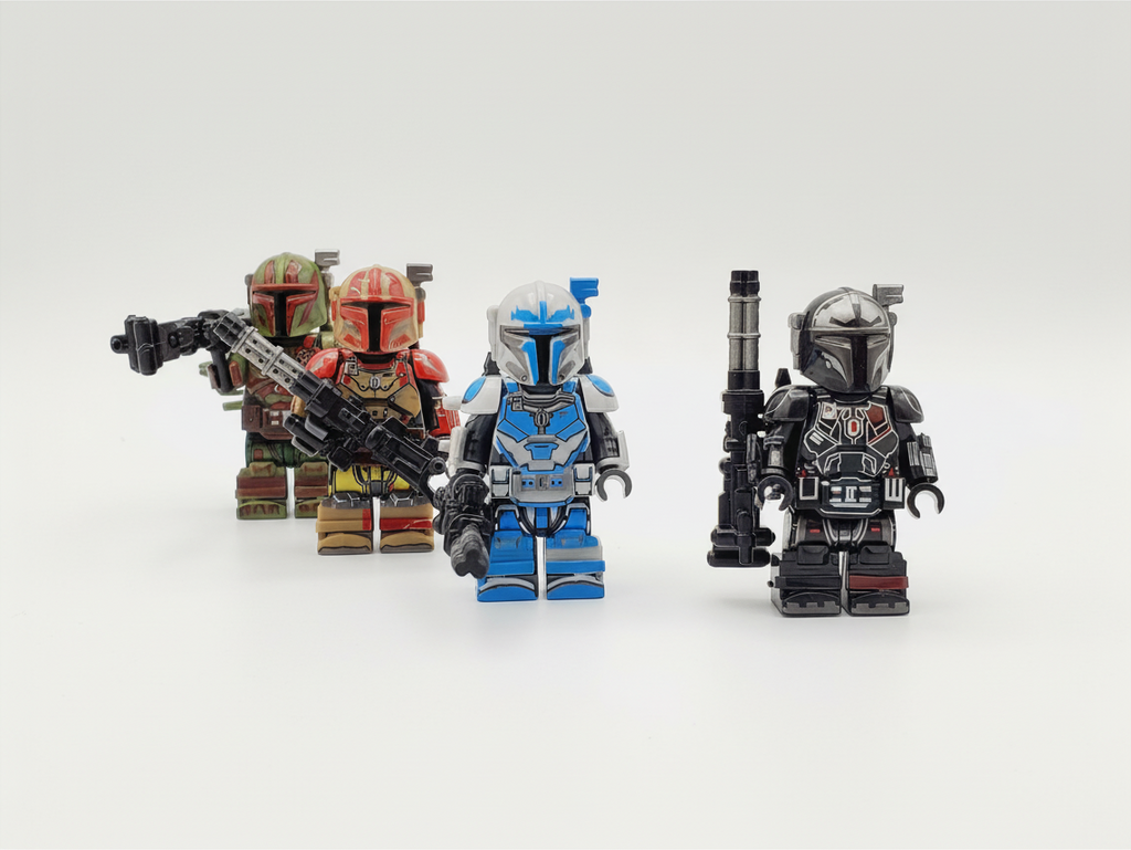 Star Wars Heavy Mandalorians Custom 8 Minifigures Set