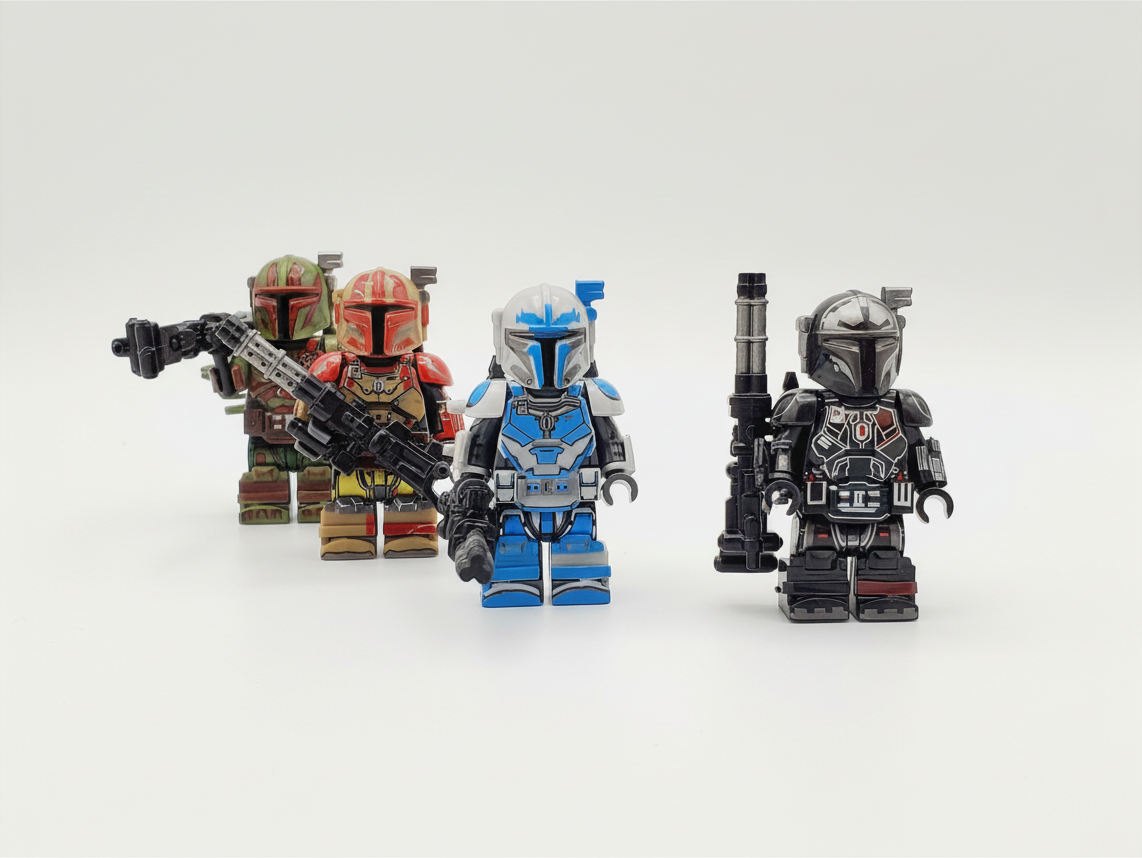 Star Wars Heavy Mandalorians Custom 8 Minifigures Set