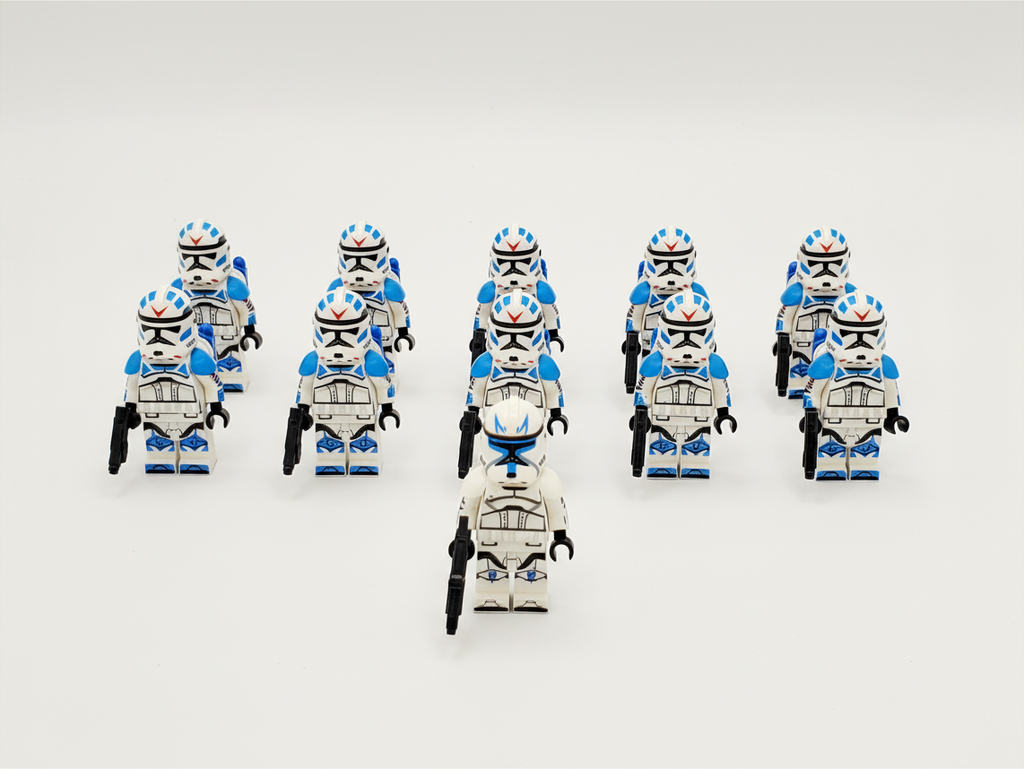 Star Wars Captain Rex 501st Jet Troopers Army 11 Minifigures Set