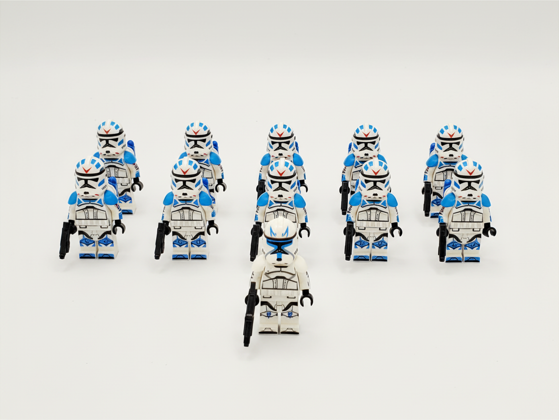 Star Wars Captain Rex 501st Jet Troopers Army 11 Minifigures Set
