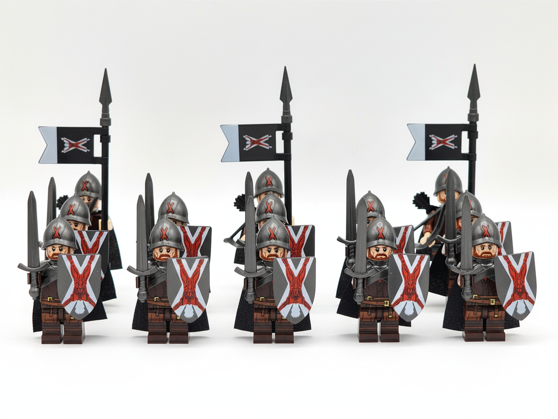 Game of Thrones House Bolton of the Dreadfort Army Custom Minifigures Set