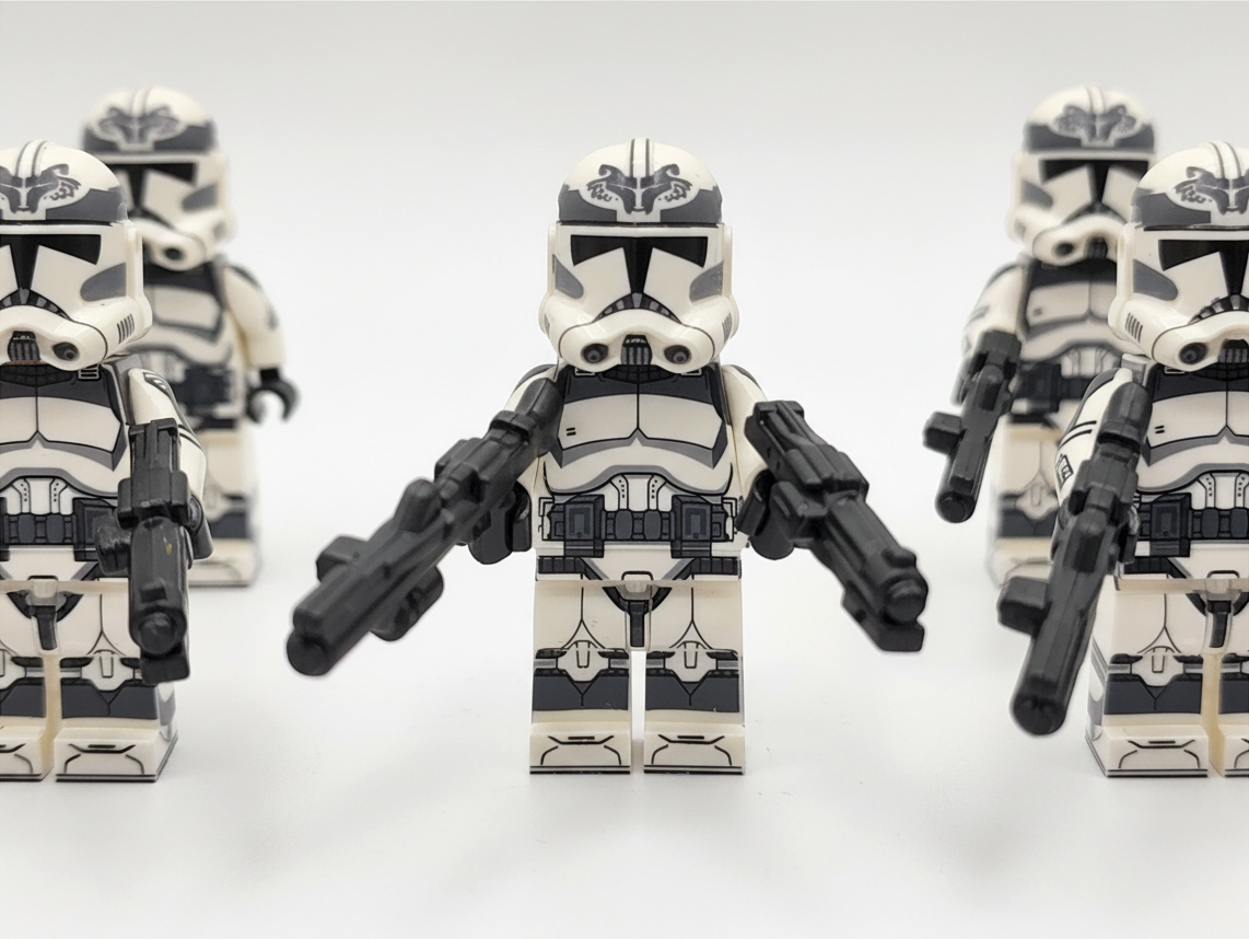 Star Wars Wolfpack Clone Troopers New 2022 Model Minifigures Set