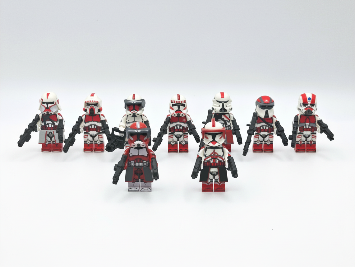 Star Wars Coruscant Guards Assortment Custom Minifigures Assortment Set 9pcs