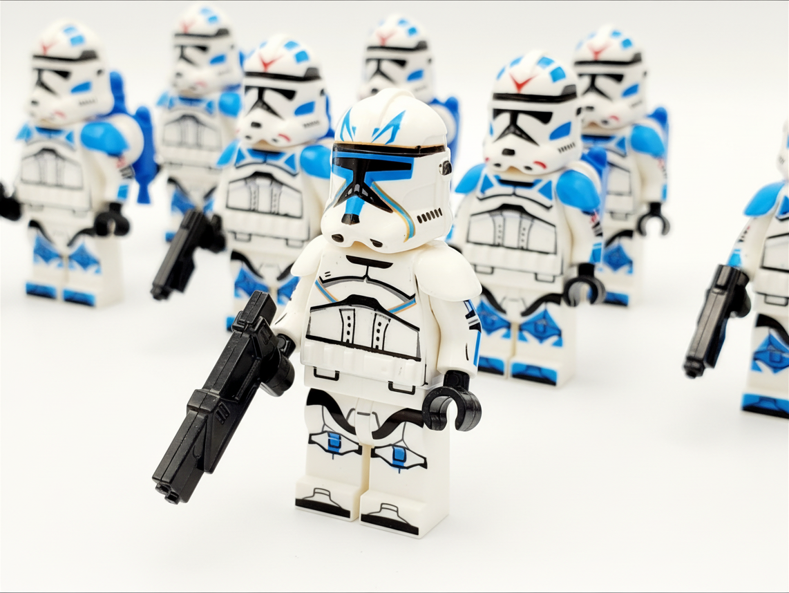 Star Wars Captain Rex 501st Jet Troopers Army 11 Minifigures Set