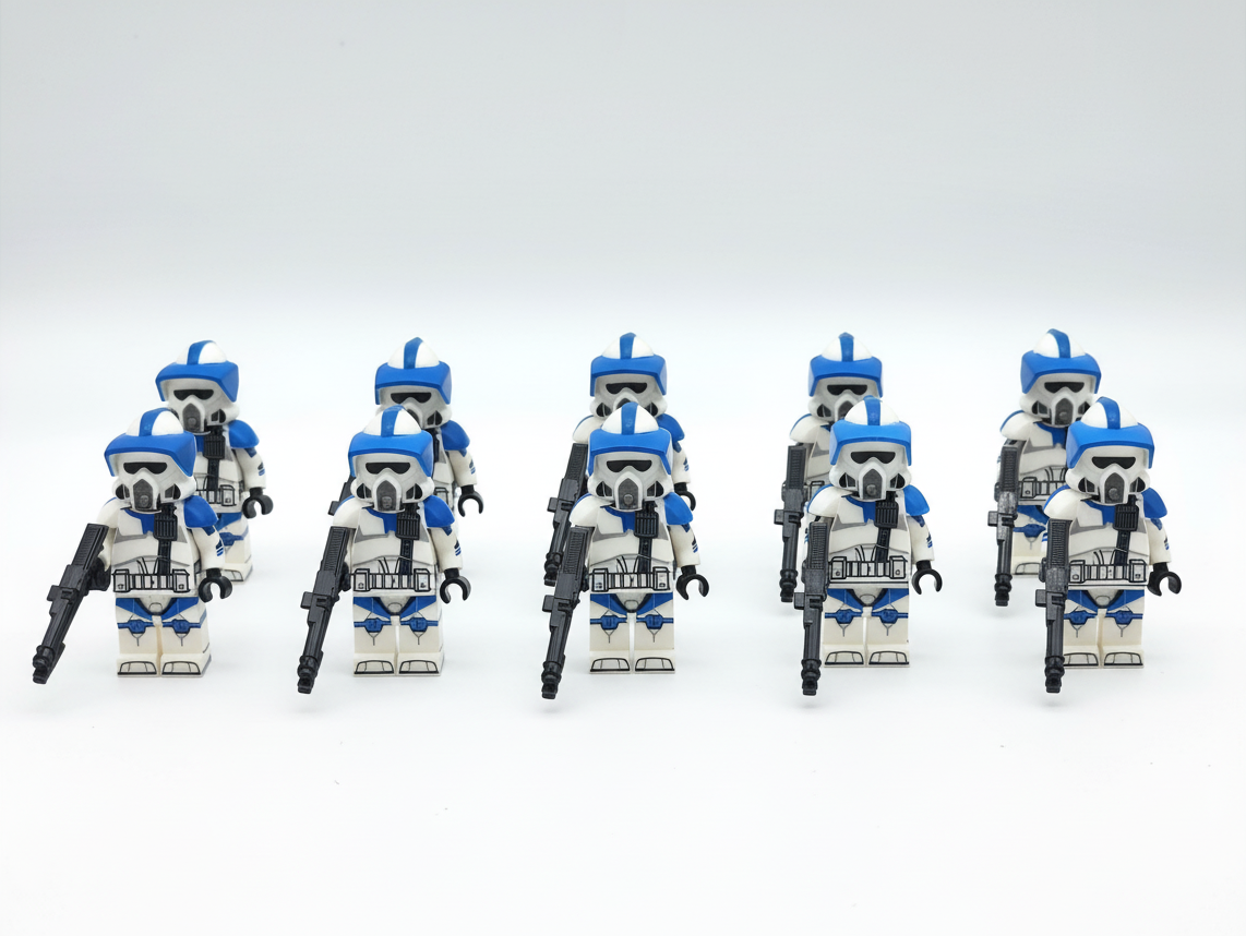 Star Wars 501st ARF Clone Troopers Custom Minifigures XH