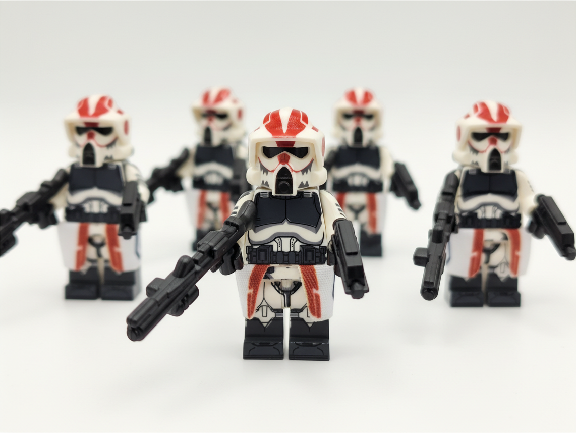 Star Wars Coruscant K9 Security Unit ARF Troopers Custom Minifigures