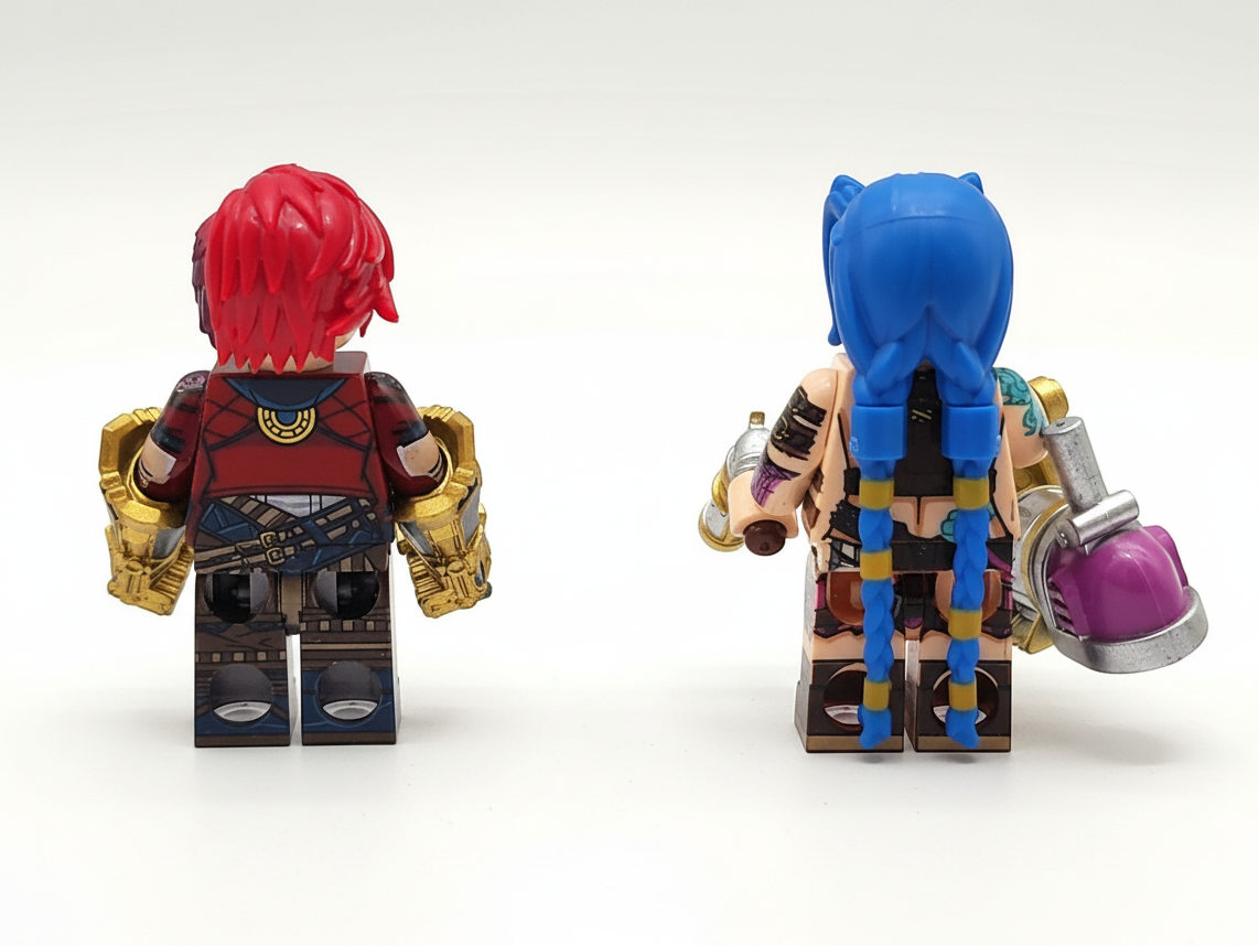 Lol League of Legends Arcane Custom Minifigures Set 8pcs
