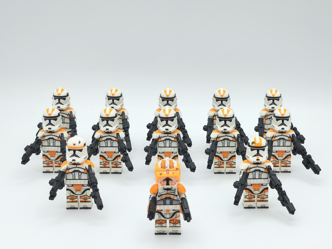 Star Wars Commander Cody Waxer and Boil 212th Attack Battalion Custom Armored Clone Troopers Set