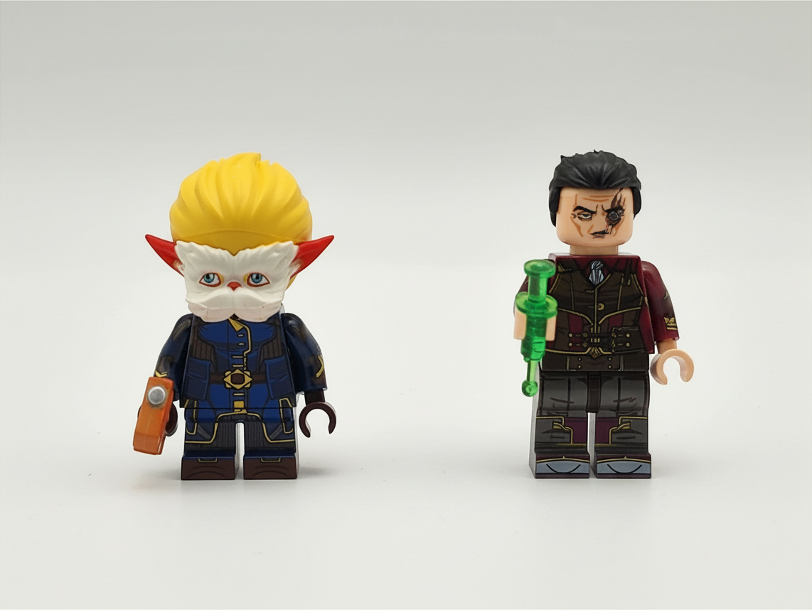 Lol League of Legends Arcane Custom Minifigures Set 8pcs