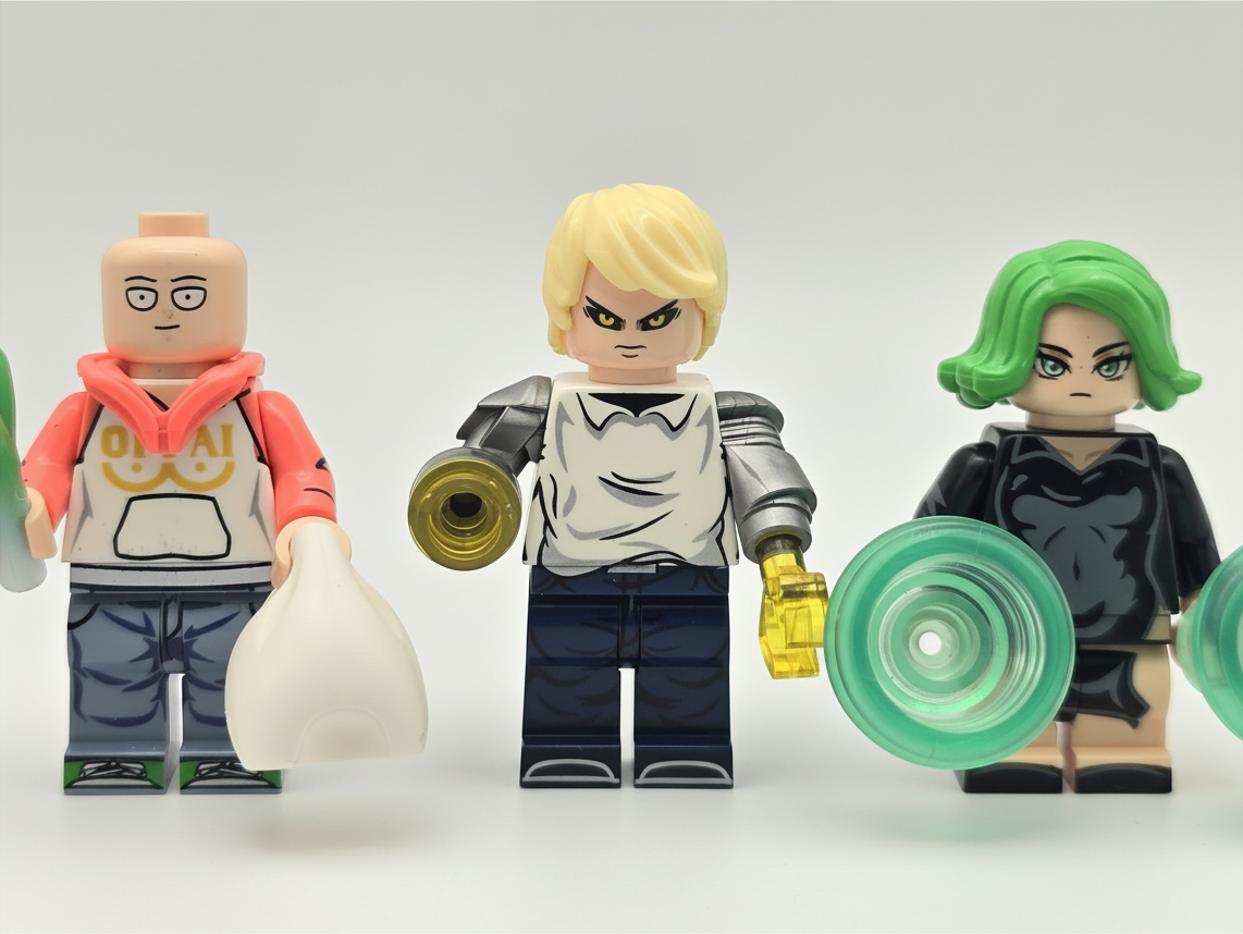 One Punch Man Custom Anime Minifigures 8pcs Set