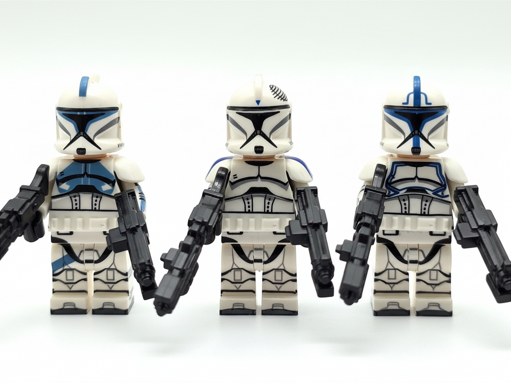Star Wars Phase 1 Assortment 501st Clone Troopers Captain Rex and the Boys Minifigures Set