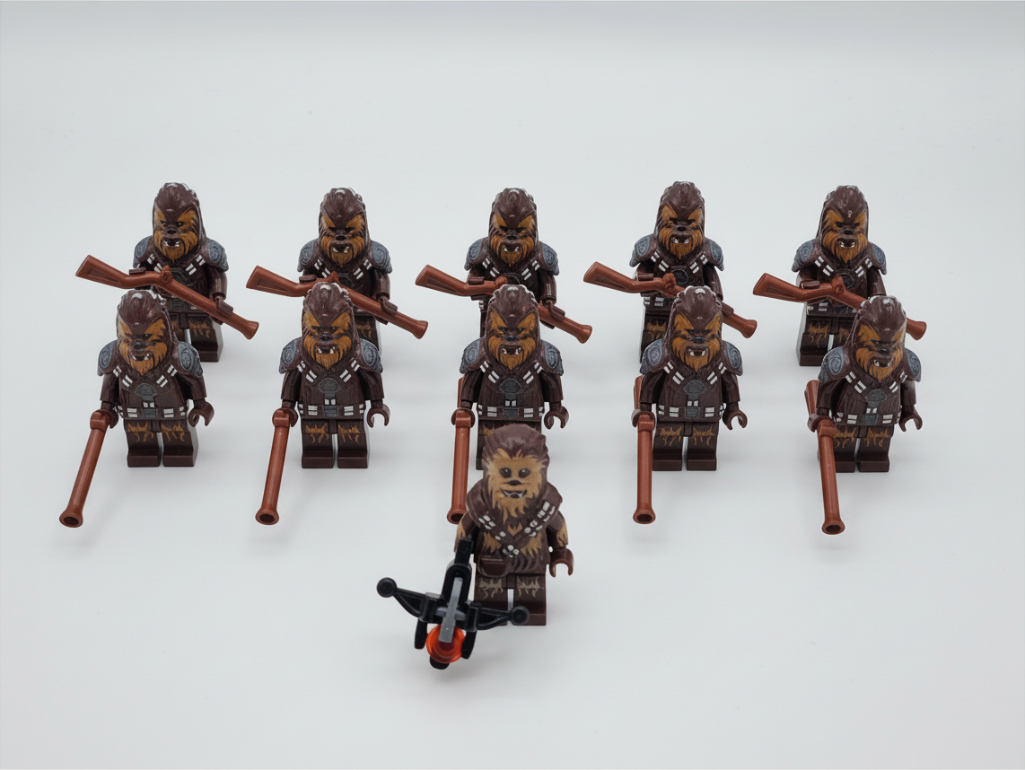 Star Wars Chewbacca & Friends Wookie Army 11 Minifigures Set
