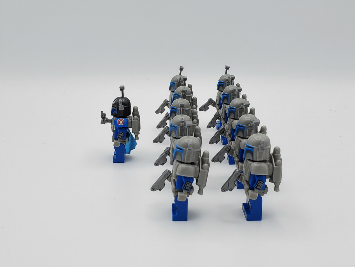 Star Wars Pre Vizsla Death Watch Mandalorian Army 11 Minifigures Set