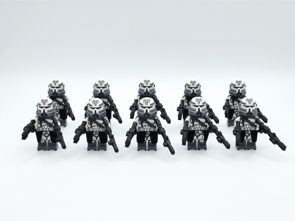 Star Wars Phase 2 Wolfpack Airborne Clone Troopers Paratroopers Custom Minifigures
