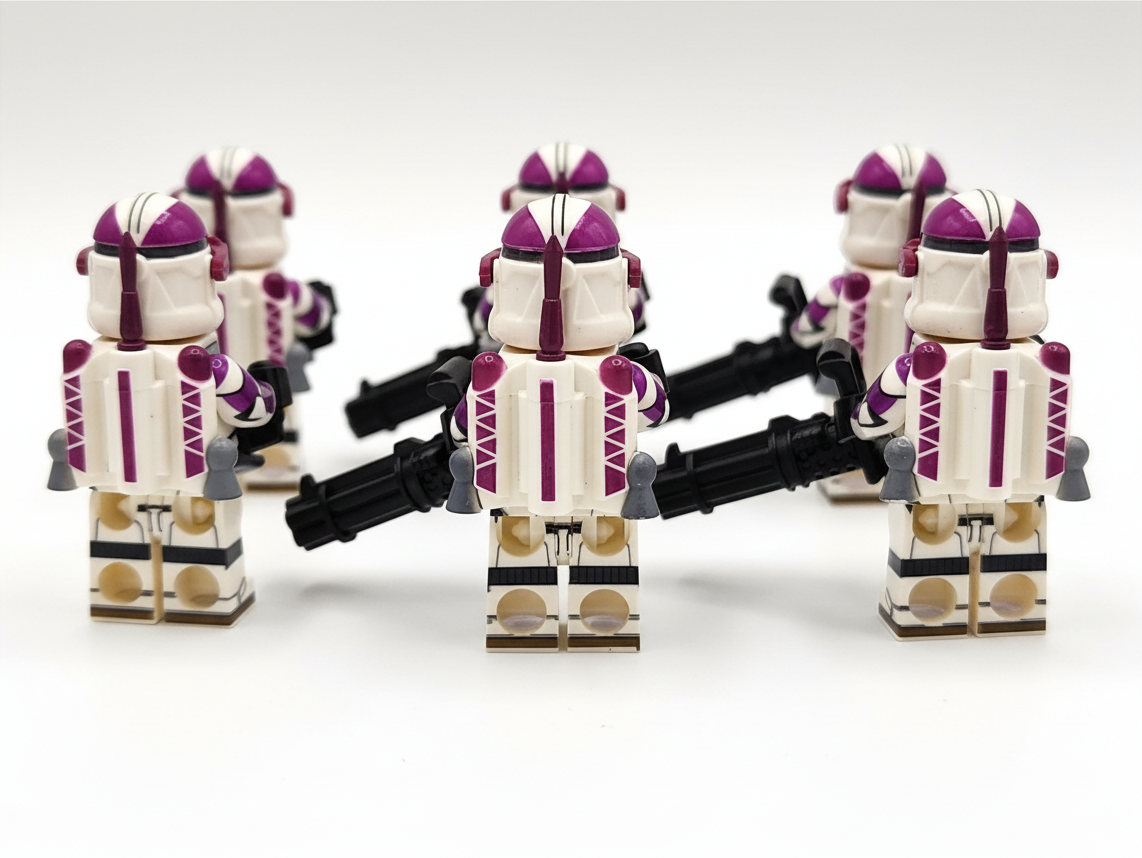 Star Wars 21st Nova Corps Clone Trooper Gunners Custom Minifigures Set WM