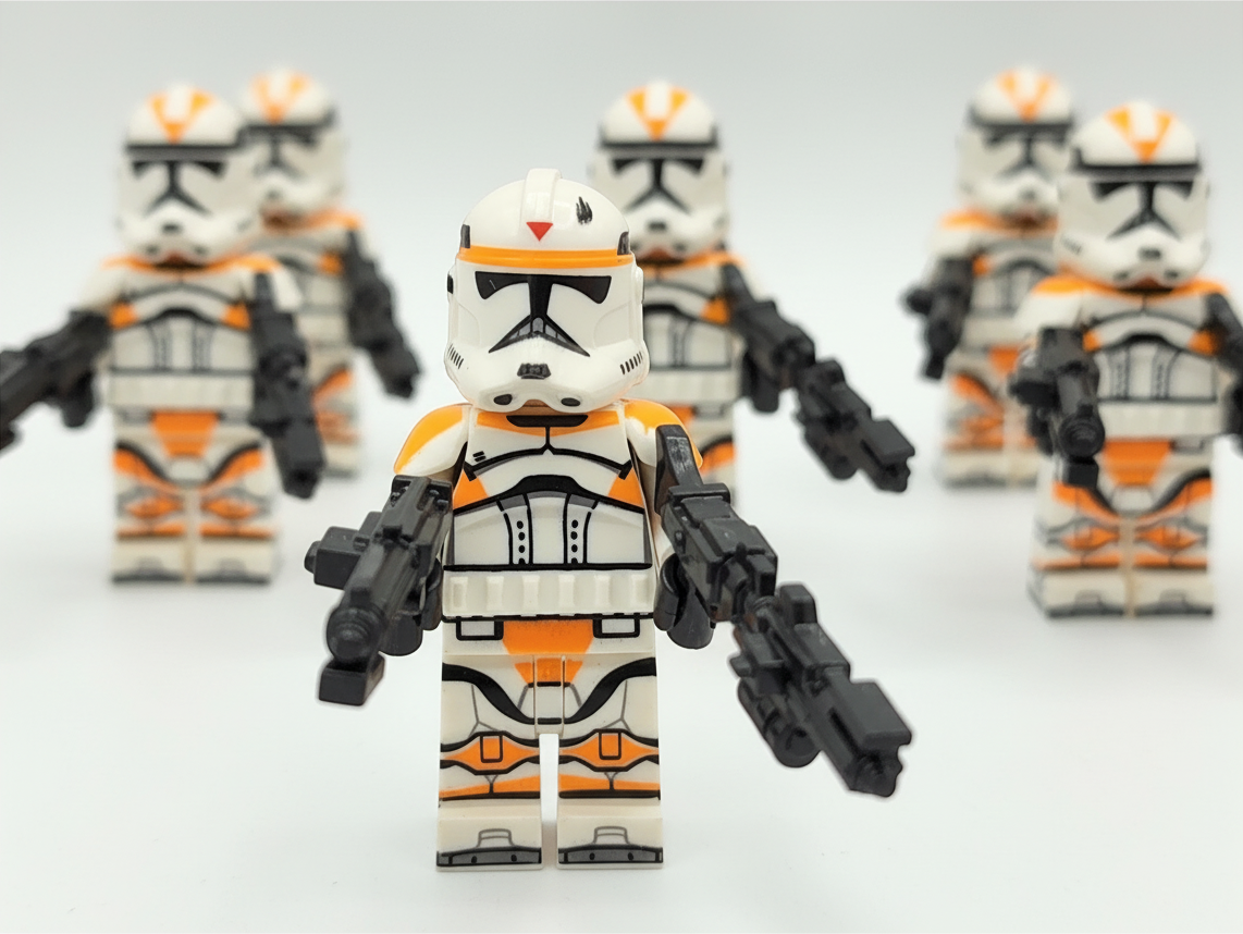 Star Wars Commander Cody Waxer and Boil 212th Attack Battalion Custom Armored Clone Troopers Set