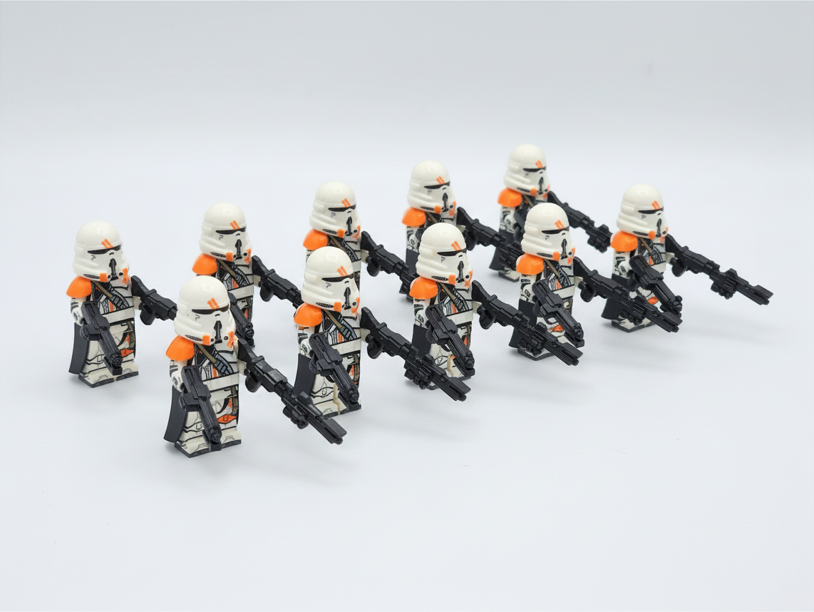 Star Wars Phase 2 212th AIrborne Clone Troopers Paratroopers Custom Minifigures