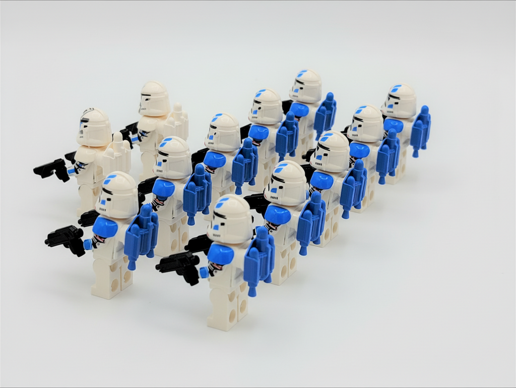 Star Wars 501st Captain Rex Jetpack Clone Troopers 12 Minifigures Set