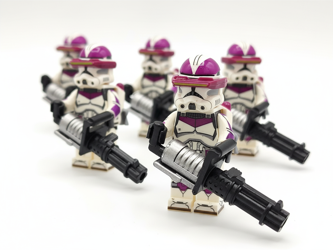 Star Wars 21st Nova Corps Clone Trooper Gunners Custom Minifigures Set WM