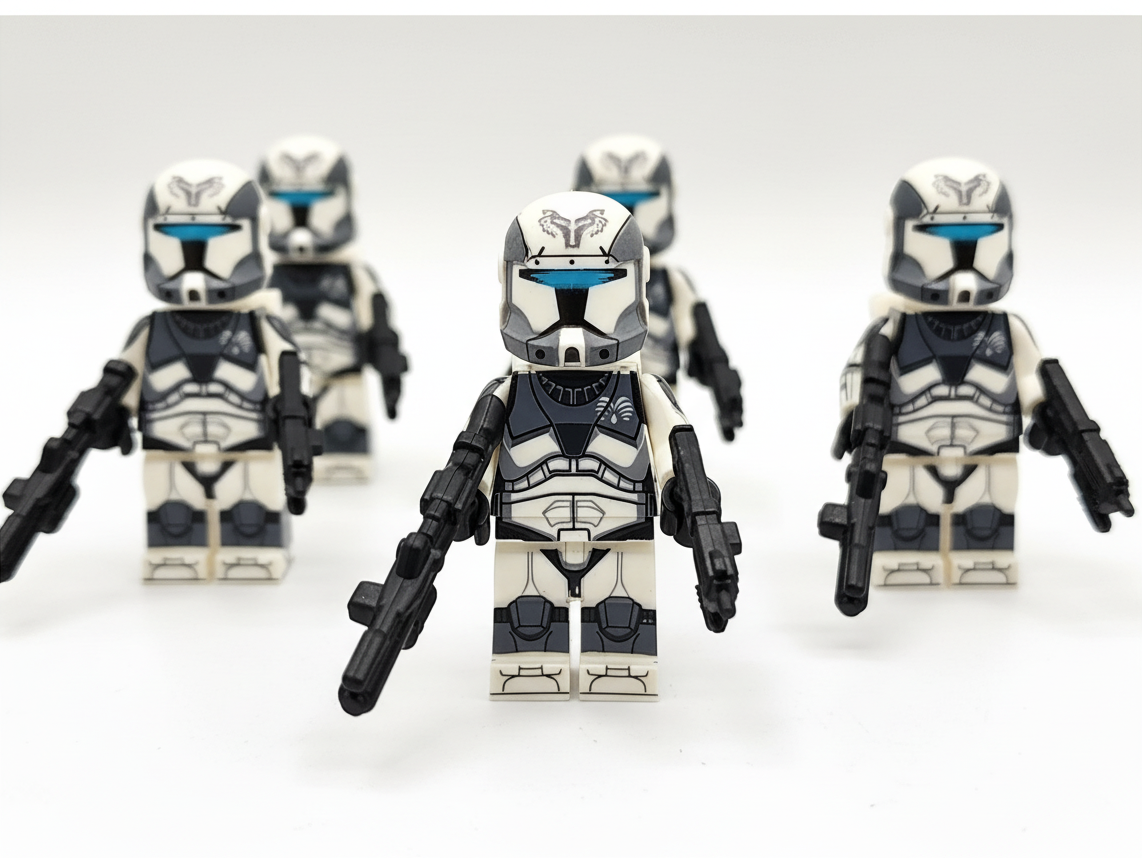 Star Wars 104th Wolfpack Clone Commandos Custom Minifigures Set WM