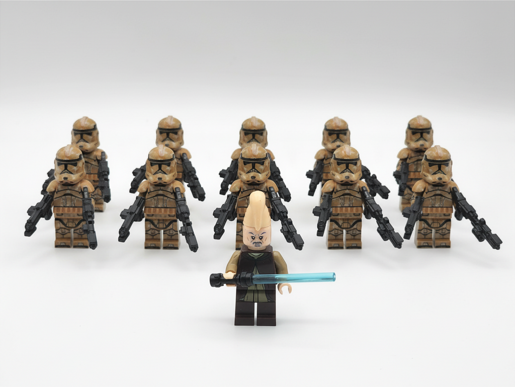 Star Wars Ki-Adi-Mundi Geonosis Custom Clones Troopers x11 Minifigures Set