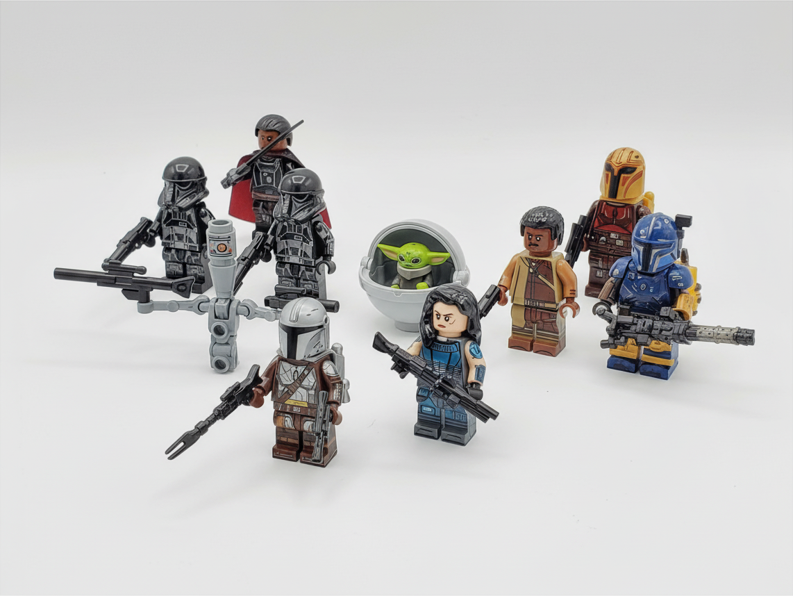 Star Wars Mandalorian Series Season 1 Custom 10 Minifigures Set