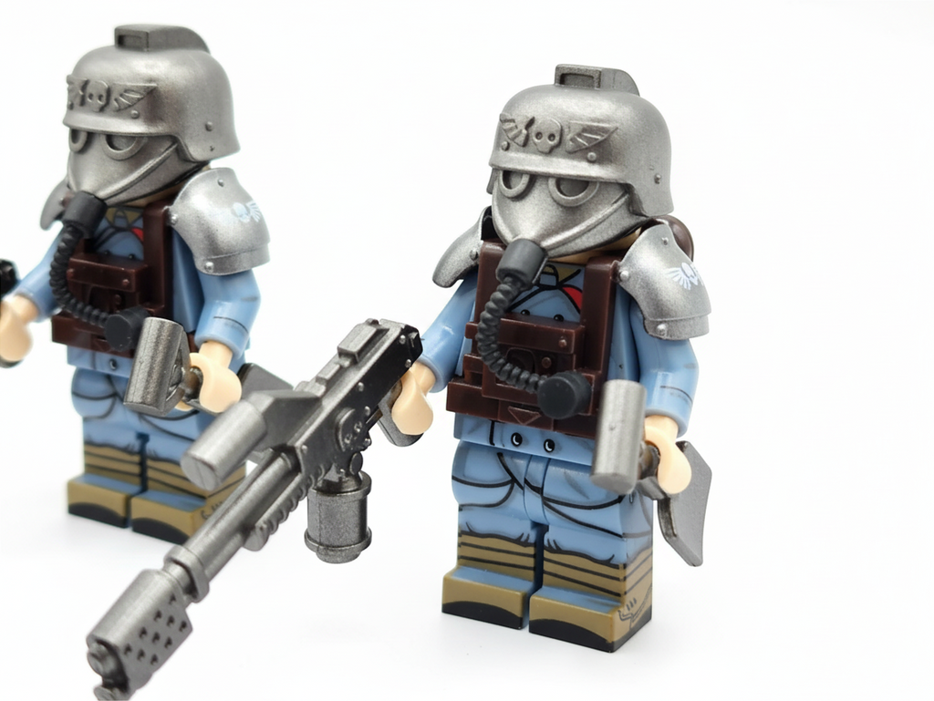 Warhammer 40K Death Korps of Krieg Psyker, Pyro Soldiers 13 Minifigures Set