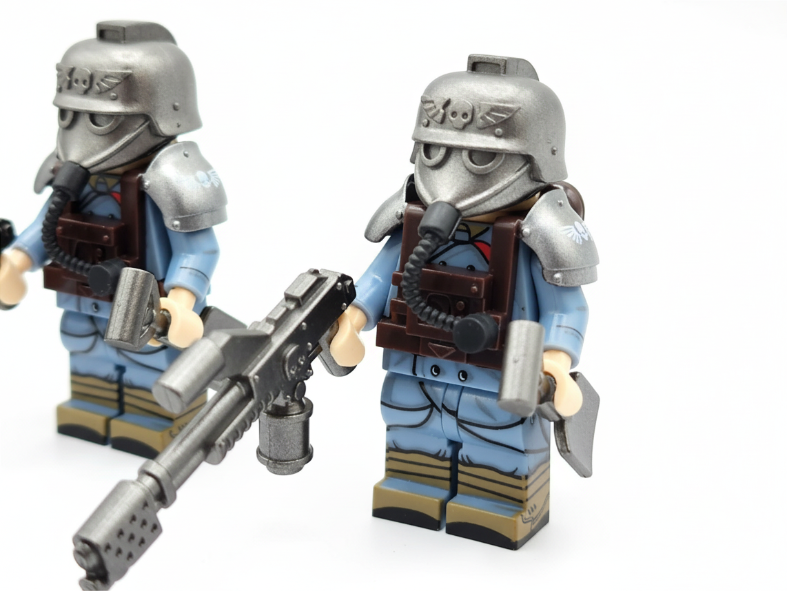 Warhammer 40K Death Korps of Krieg Psyker, Pyro Soldiers 13 Minifigures Set