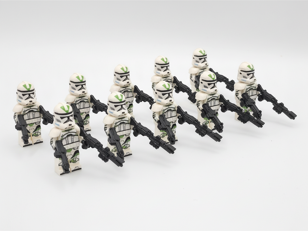 Star Wars Captain Grey 41st Clone Troopers Minifigures Set 11pcs