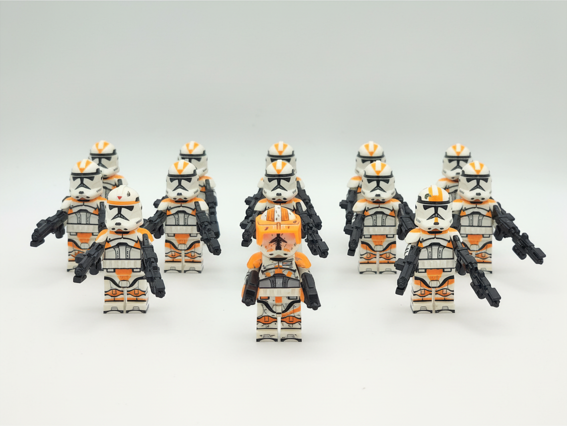 Star Wars Commander Cody Waxer and Boil 212th Attack Battalion Custom Armored Clone Troopers Set