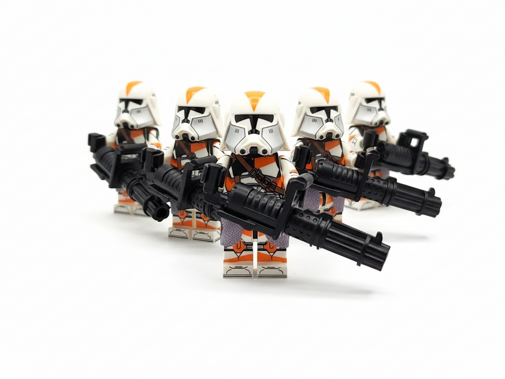 Star Wars 212th Phase 2 Heavy Clone Troopers Custom Minifigures Set