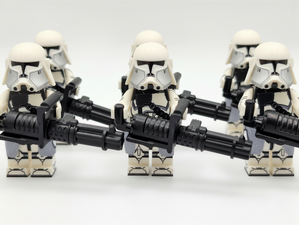 Star Wars Phase 2 Heavy Clone Troopers Custom Minifigures Set