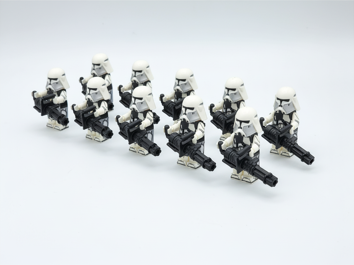 Star Wars Phase 2 Heavy Clone Troopers Custom Minifigures Set