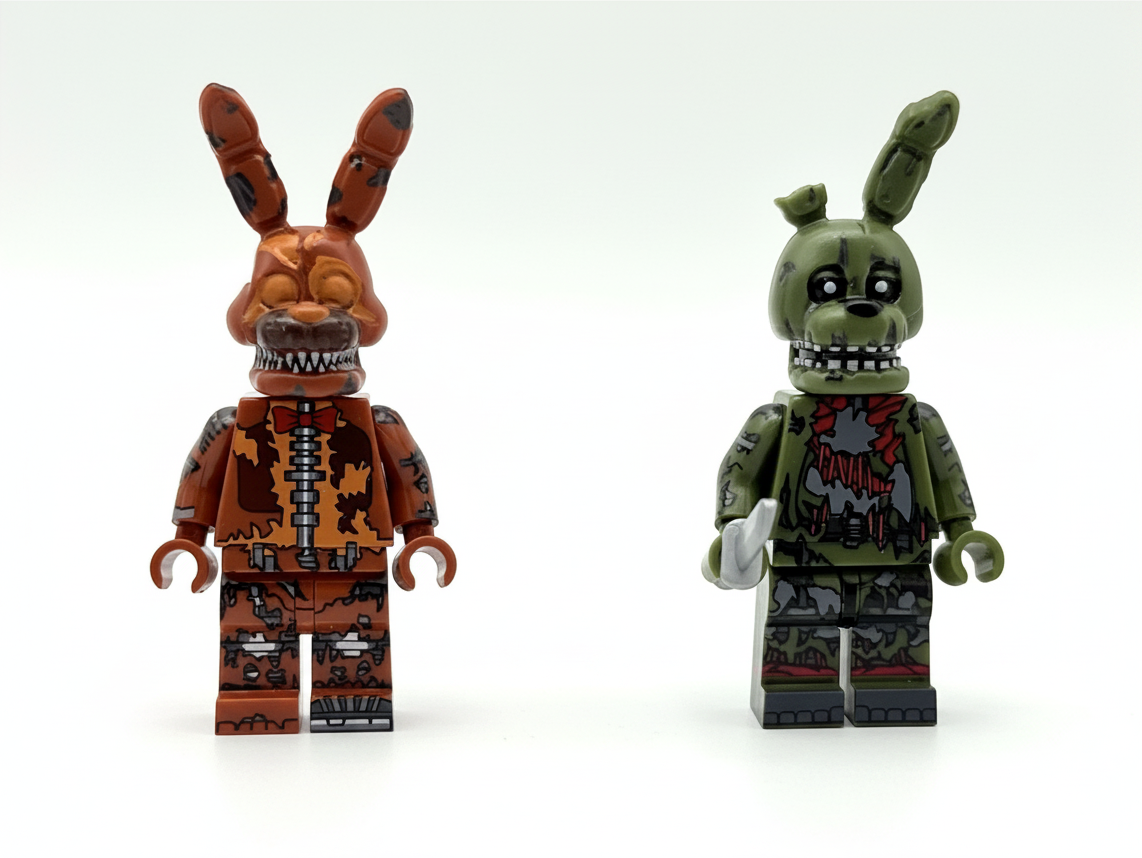 Five Nights at Freddy's Custom Horror Minifigures