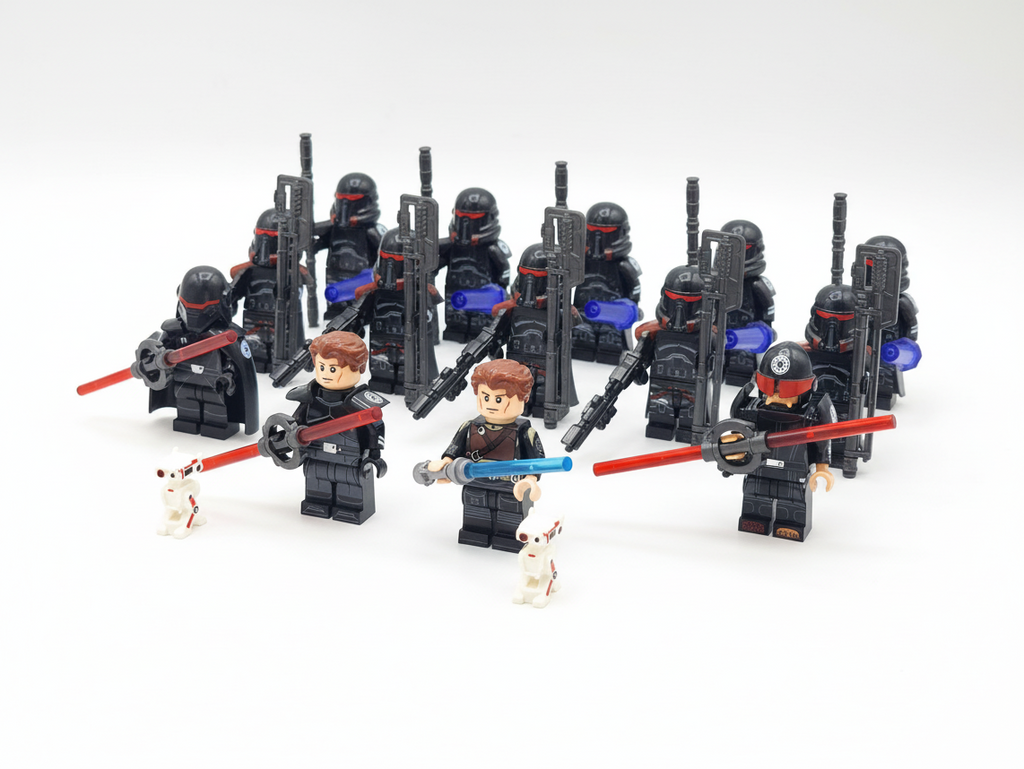 Star Wars  Fallen Order Kal Kestis, Sisters, Purge Troopers Custom 14 Minifigures Set