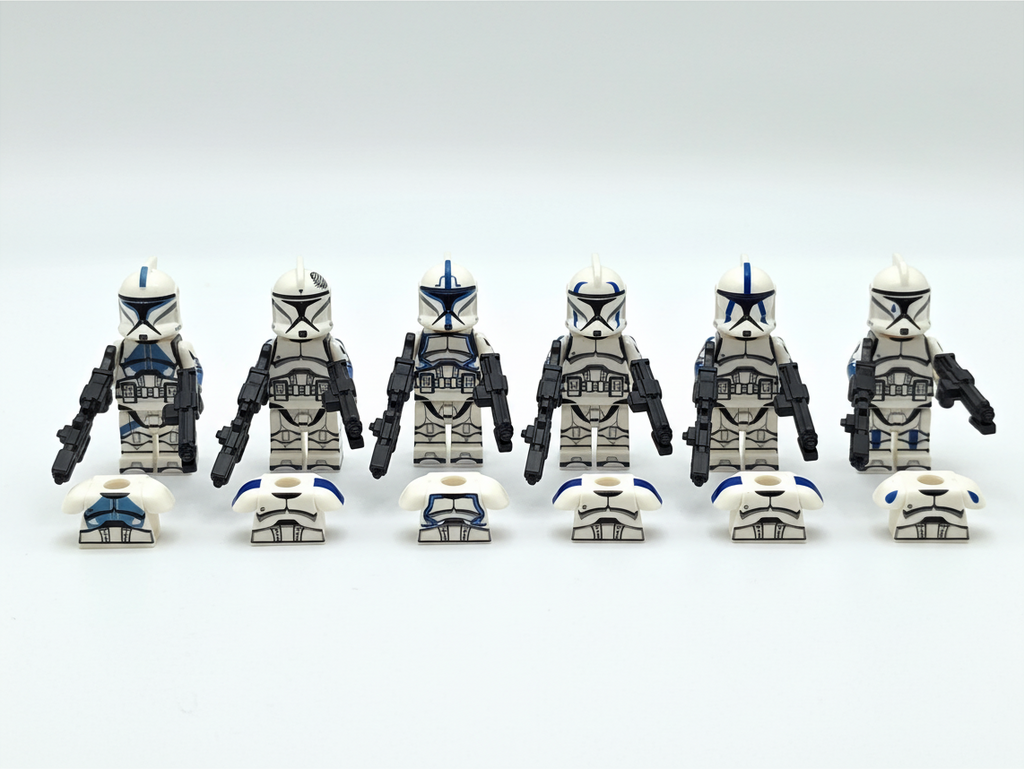 Star Wars Phase 1 Assortment 501st Clone Troopers Captain Rex and the Boys Minifigures Set