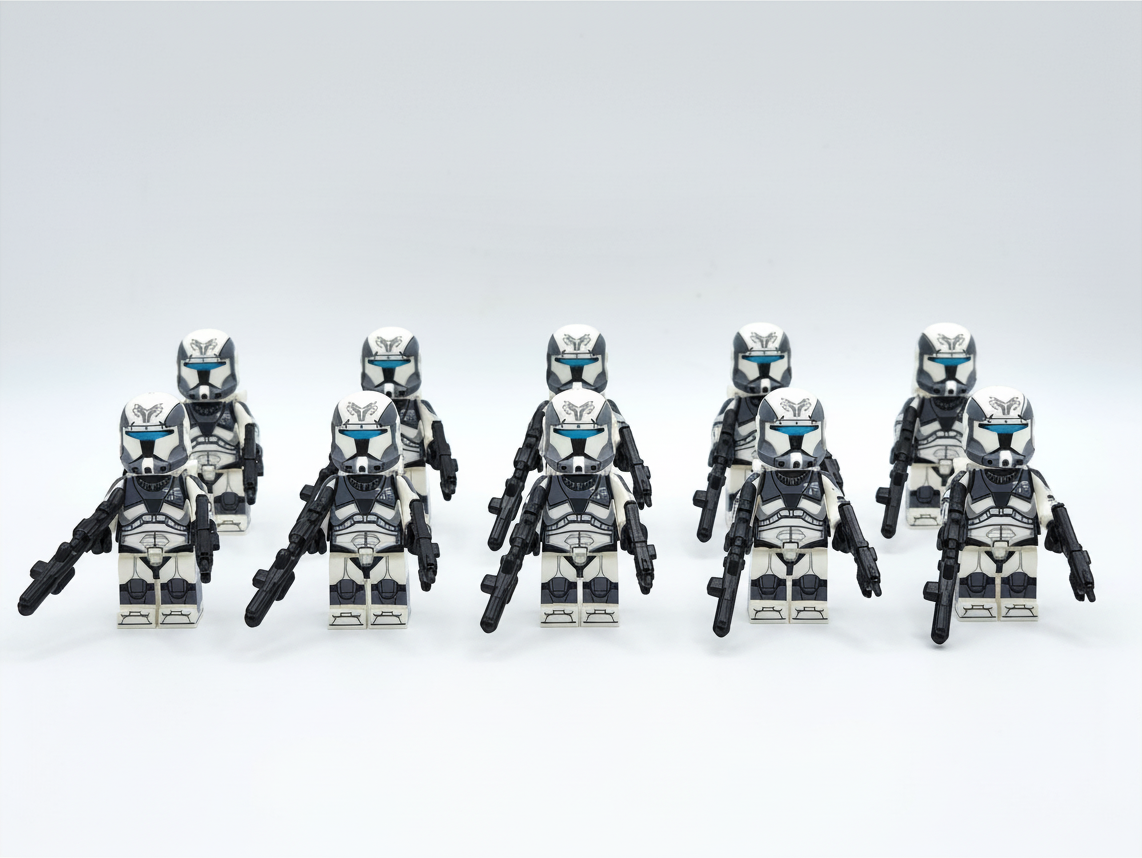 Star Wars 104th Wolfpack Clone Commandos Custom Minifigures Set WM