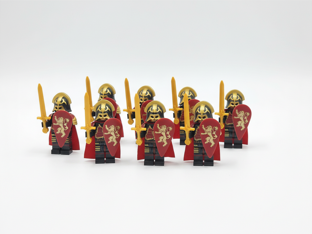 Game of Thrones House Lannister The Golden Knights Custom Minifigures Set