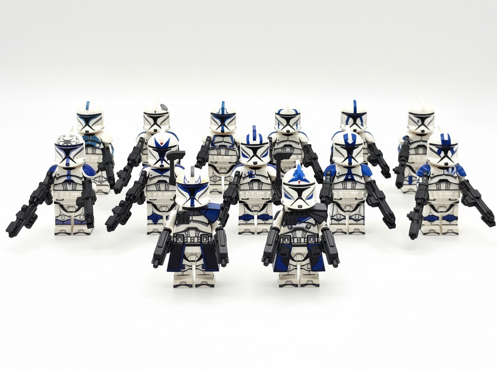 Star Wars Phase 1 Assortment 501st Clone Troopers Captain Rex and the Boys Minifigures Set