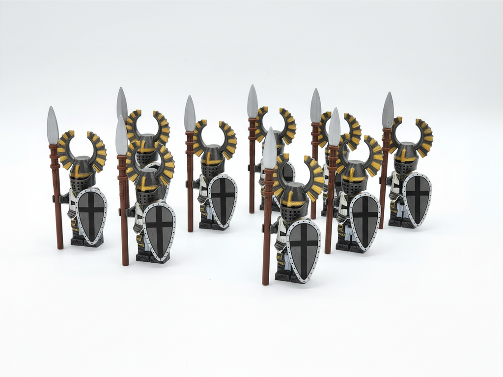 Teutonic Knights Heavy Spears 10pcs Set XH