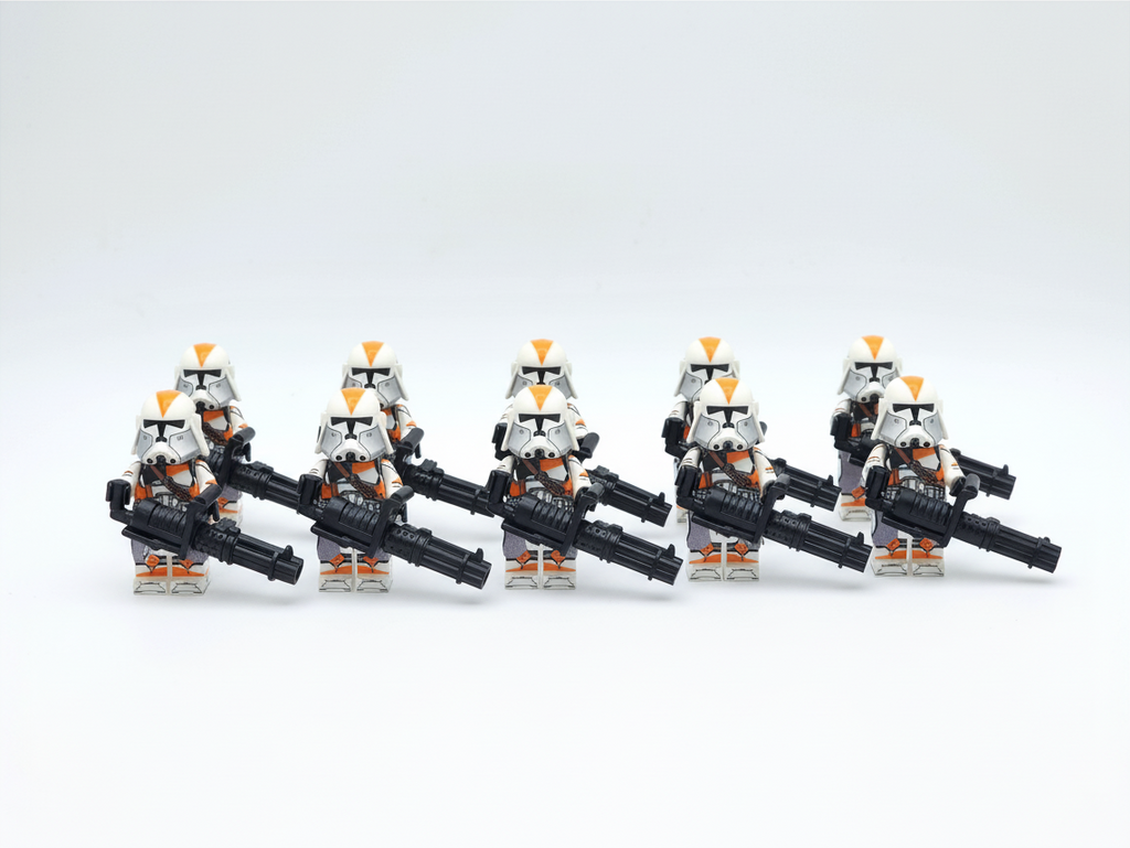 Star Wars 212th Phase 2 Heavy Clone Troopers Custom Minifigures Set